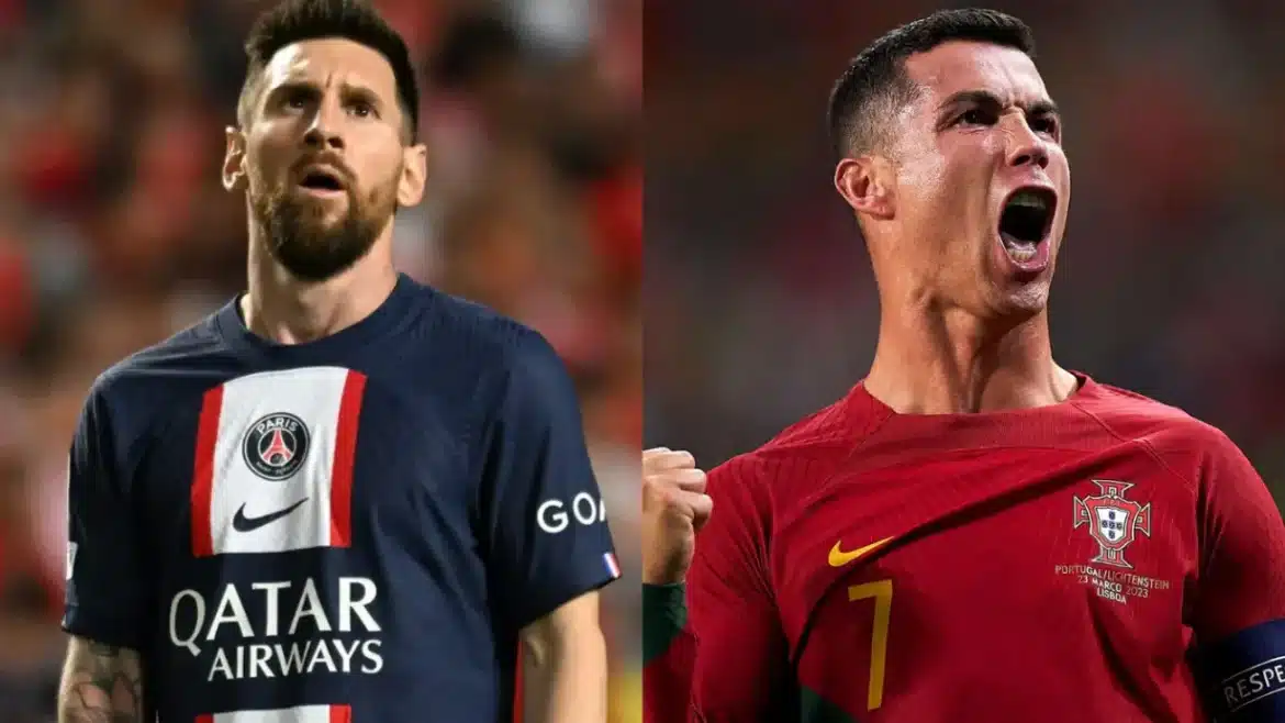 Lionel Messi and Cristiano Ronaldo